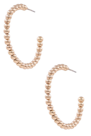 Acrylic Open Hoop Earrings