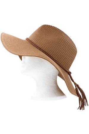 Woven Braid Tassel Summer Hat