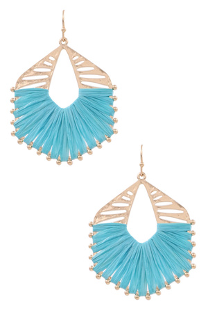 Raffia Drop Earrings