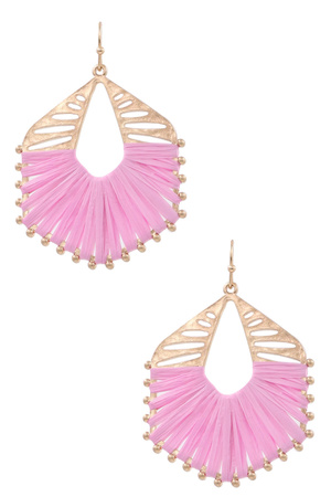 Raffia Drop Earrings
