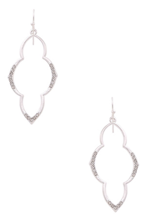 Moroccan Rhinestone Drop Earrings