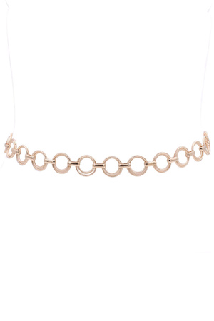 Metal O Ring Chain Belt
