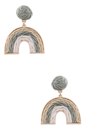 Crescent Paper Drop Earrings