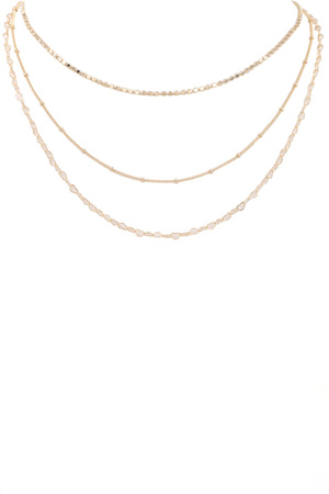 Heart Chain Layered Necklace