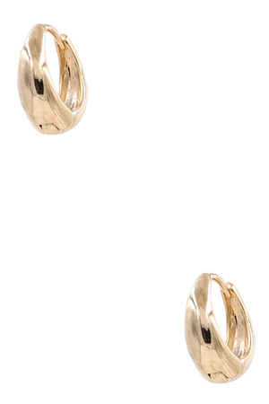 Brass Hoop Earrings