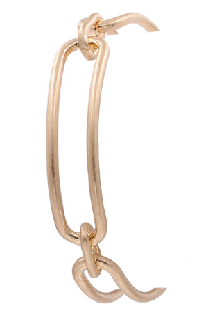 Chain Link Oval Bracelet