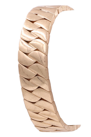 Metal Staggered Stretch Bracelet