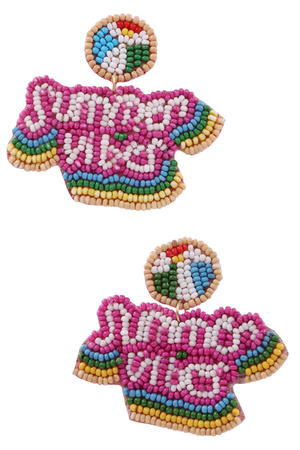 Seed Bead Summer Vibes Earrings