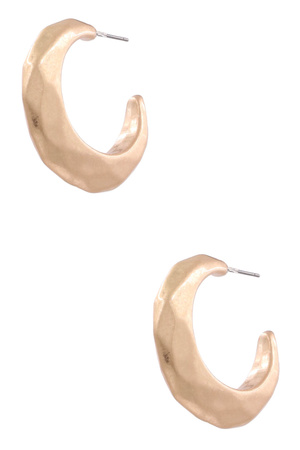 Crescent Hoop Earrings