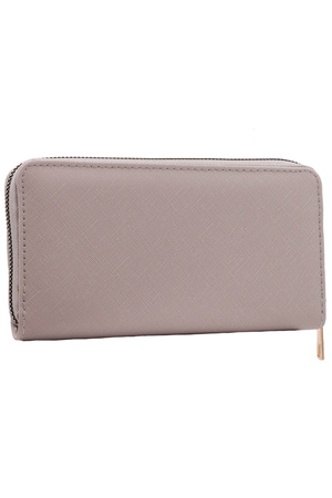 Saffiano Textured Zip Wallet