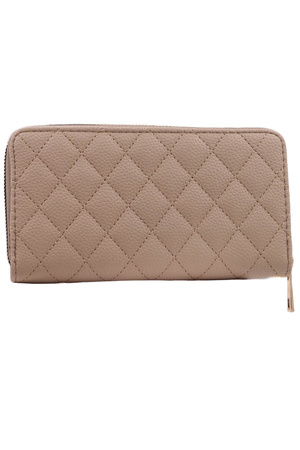 Faux Leather Quilt Wallet