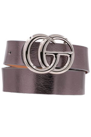 Metal Buckle Metallic Belt