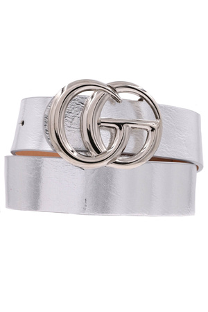 Metal Buckle Metallic Belt