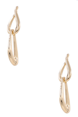 Teardrop Layered Earrings