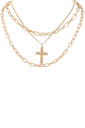 Metal Chain 3-Piece Necklace Set