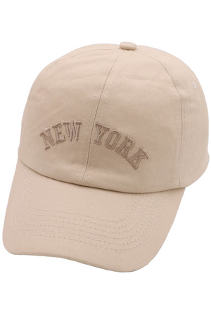 'NEW YORK' Embroidered Baseball Cap