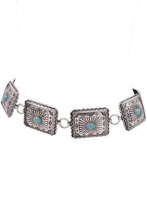 Metal Western Concho Belt