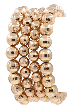 Disco Ball Bead Stretch Bracelet Set