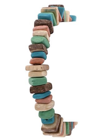 Wood Square Bead Stretch Bracelet