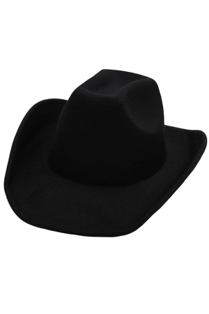 Faux Wool Cowboy Hat