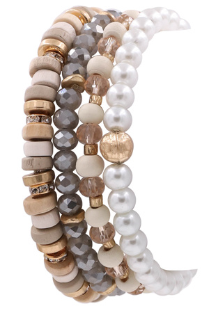 Assorted Bead Bracelet set