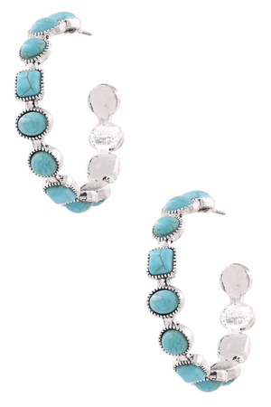 Western Vintage Hoop Earrings