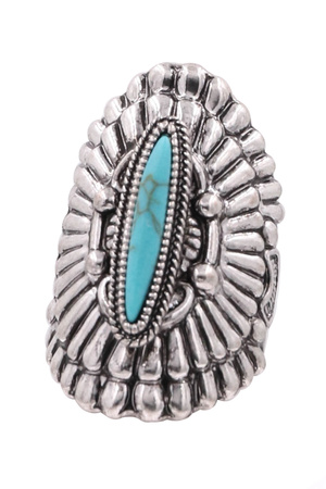 Engraved Western Vintage Ring