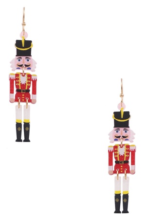 Nutcracker Holiday Christmas Earrings