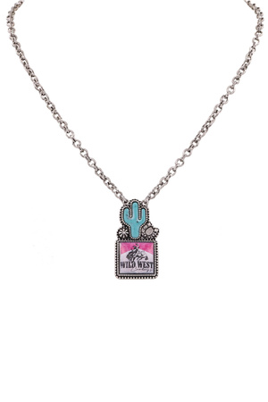 'WILD CACTUS' Pendant Chain Necklace