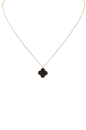 Quatrefoil Pendant Necklace