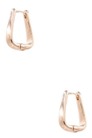 Metal Square Hoop Earrings