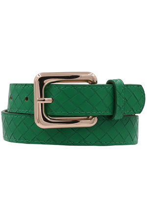 Rounded Square Weave Strap Belt