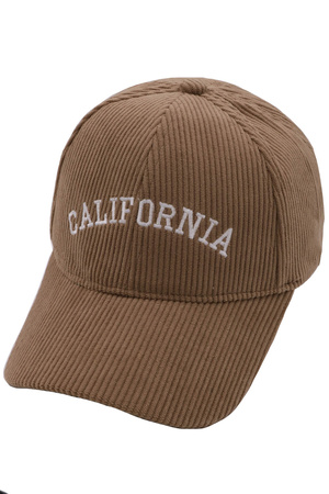 CALIFORNIA Embroidered Curdoroy Hat