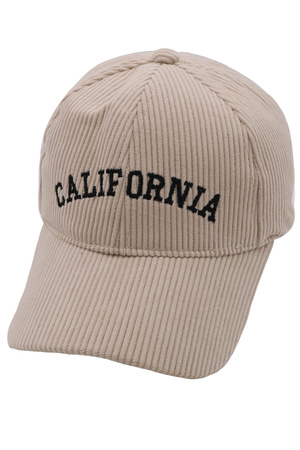 CALIFORNIA Embroidered Curdoroy Hat