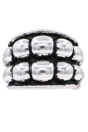 Western Double Bubble Textured Stretch Ring