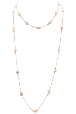 Metal Shell Station 2pcs Long Necklace