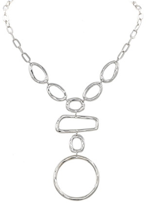 Metal Chain Multi Linked Necklace