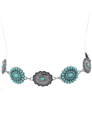 Metal  Boho Bloom Metal Chain Belt