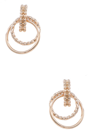 Modern Loop Statement Drop Earrings
