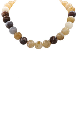 Classic Acrylic Ball Bead Necklace
