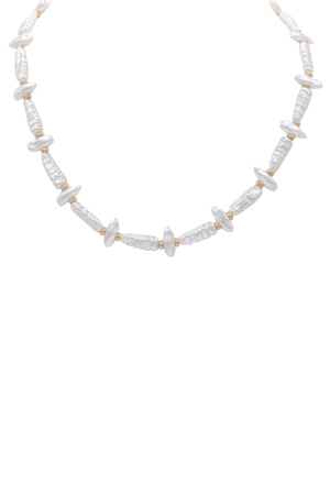 Classic Oval Cream Pearl Necklace