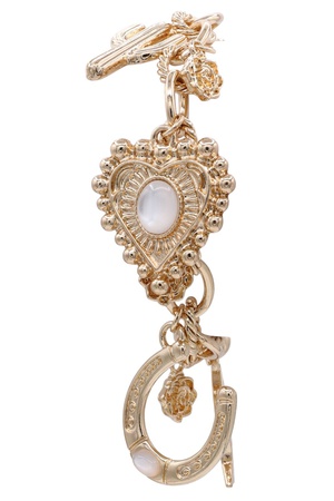 Metal Horseshoe Western Charms Bracelet