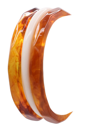 Chic Resin Layered Bracelet Trio