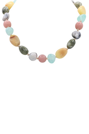 Vibrant Multi-Bead Statement Necklace