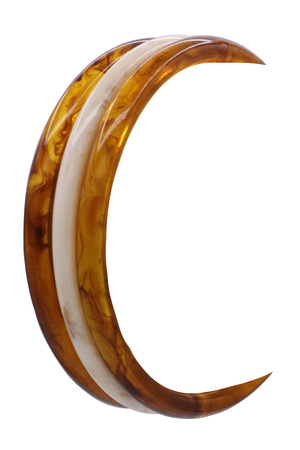 Polished Resin Stackable Bangle Bracelet