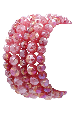 Classic Glass Beaded Stackable Bracelet Set