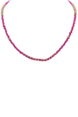 Lightweight Acrylic Bead Strand Necklace