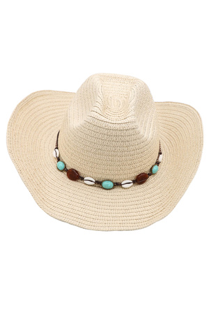 Stylish Turquoise Banded Western Cowboy Hat