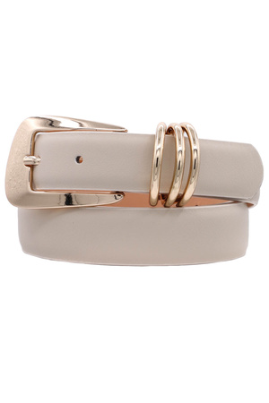 Stylish Triple D Loop Buckle Belt