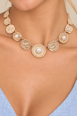 Medallion Multi-Charm Statement Necklace